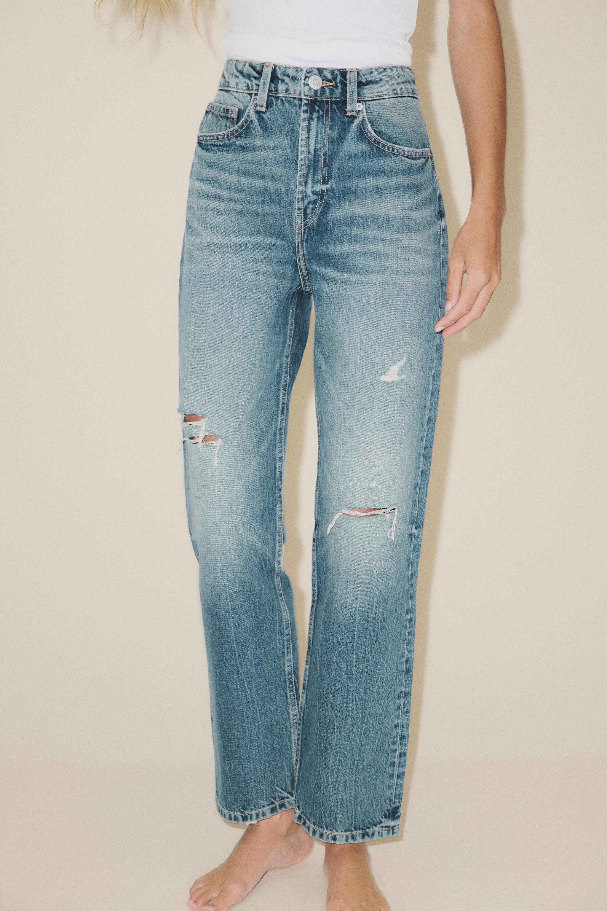 TRF MOM FIT HIGH WAIST JEANS